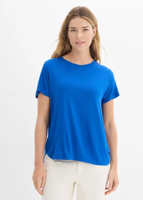 T-shirt long en viscose douce, bonprix