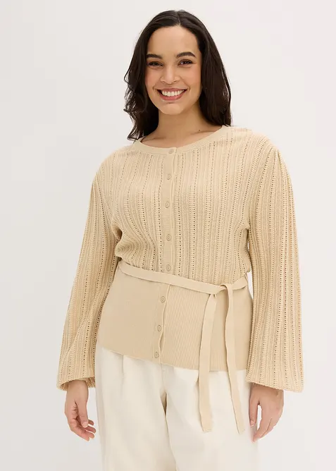 Pull ajour&eacute;, bonprix