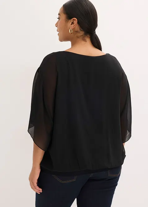Blouse en mousseline, bonprix