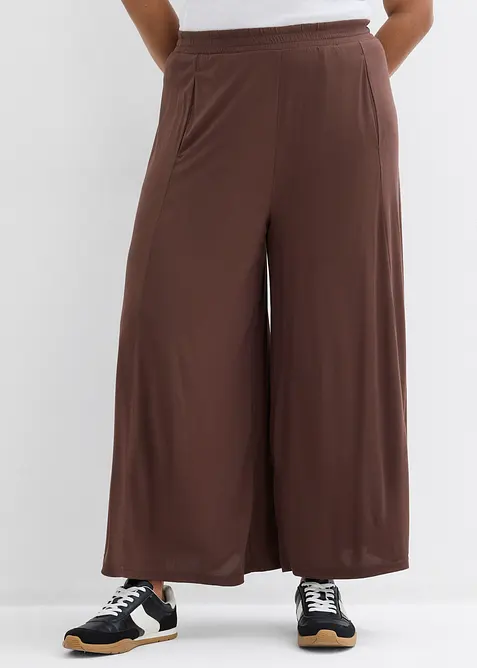 Jupe-culotte en jersey, jambes larges, bonprix