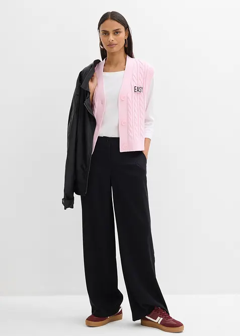 Gilet sans manches en maille, bonprix