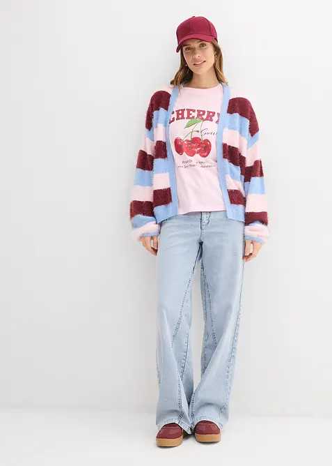 T-shirt 100% coton, imprim&eacute;, bonprix