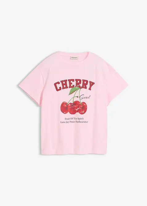 T-shirt 100% coton, imprim&eacute;, bonprix