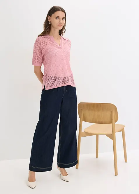 Pull ajour&eacute;, bonprix