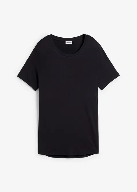 T-shirt long en viscose douce, bonprix