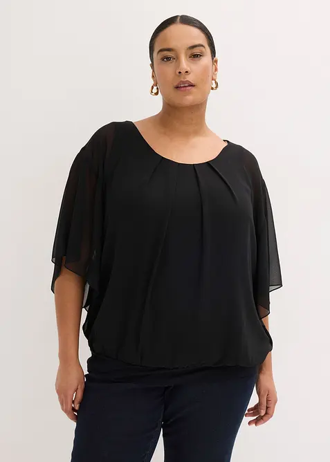 Blouse en mousseline, bonprix