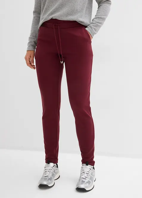 Pantalon jogger en viscose m&eacute;lang&eacute;e, bonprix