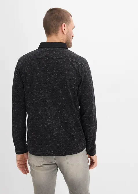 Polo manches longues 100% coton, bonprix