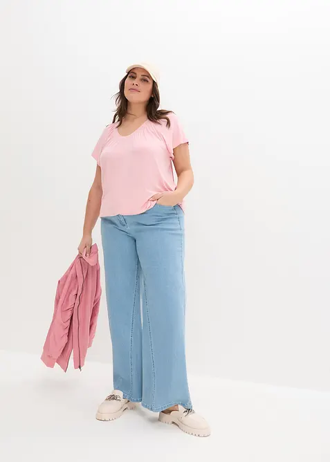 T-shirt en viscose extensible, bonprix