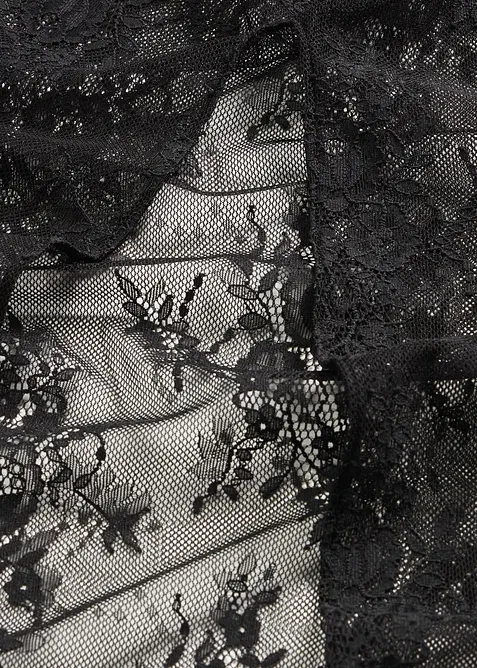 Nuisette en dentelle &agrave; bretelles amovibles, bonprix