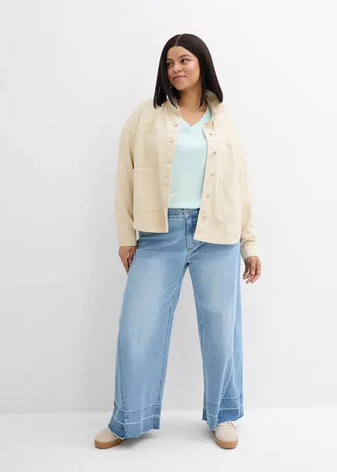 Jean large taille mi-haute, bonprix