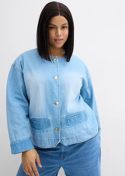 Veste en jean 100% coton, bonprix