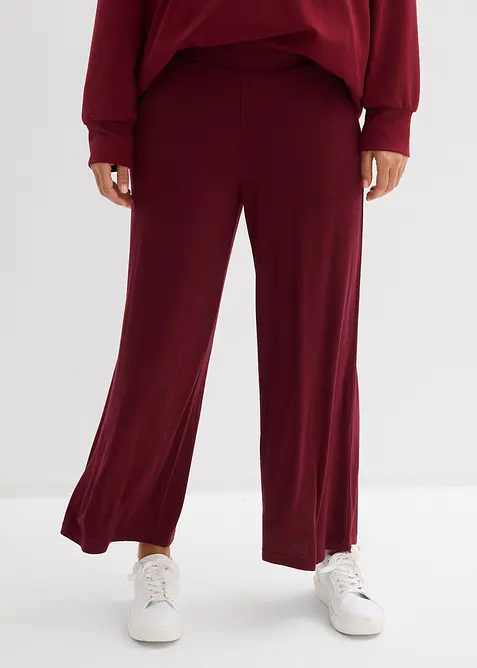 Pantalon 7/8 fluide en jersey viscose, bonprix