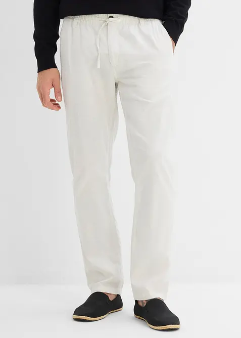 Pantalon chino l&eacute;ger, regular, droit, bonprix