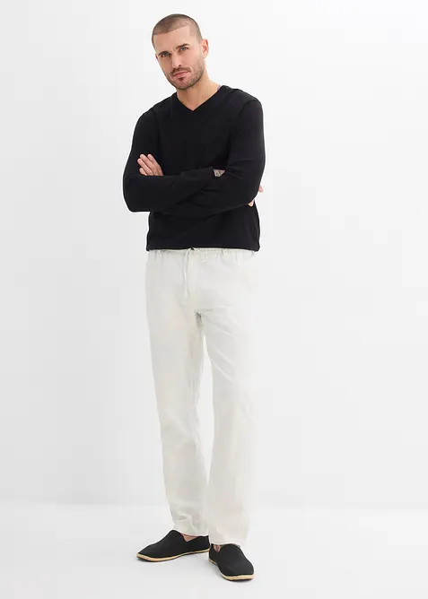 Pantalon chino l&eacute;ger, regular, droit, bonprix
