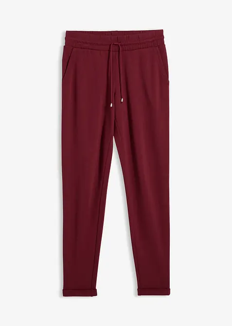 Pantalon jogger en viscose m&eacute;lang&eacute;e, bonprix