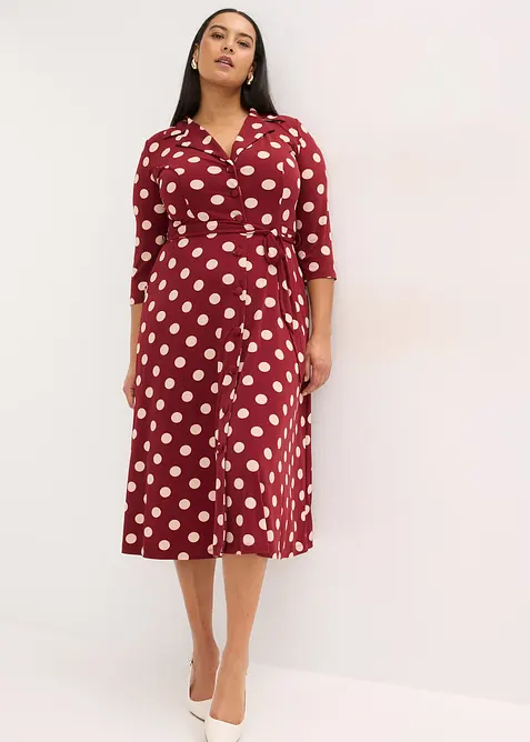 Robe-chemise avec lien &agrave; nouer (ens. 2 pces.), bonprix