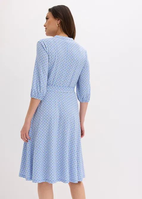 Robe en jersey avec ceinture &agrave; nouer (ens. 2&nbsp;pces), bonprix