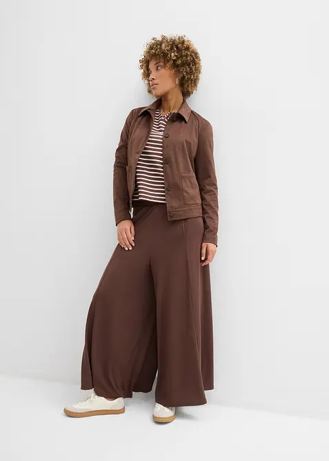 Jupe-culotte en jersey, jambes larges, bonprix