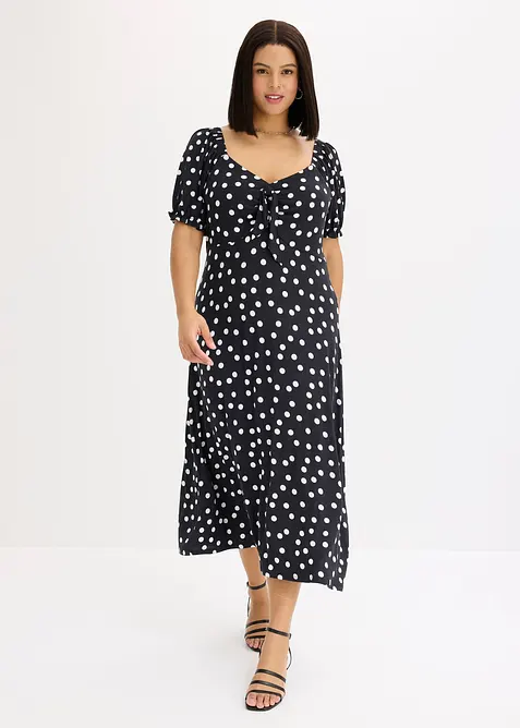 Robe midi en viscose extensible, bonprix