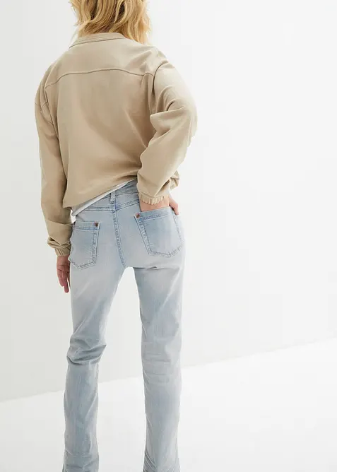 Jean bootcut taille mi-haute, extensible, bonprix