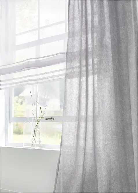 Store bateau transparent uni, bonprix