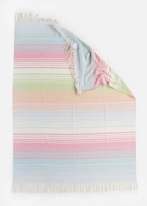 Plaid &agrave; franges, bonprix