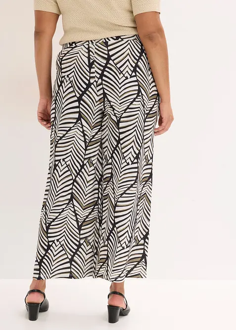 Pantalon large en jersey, bonprix