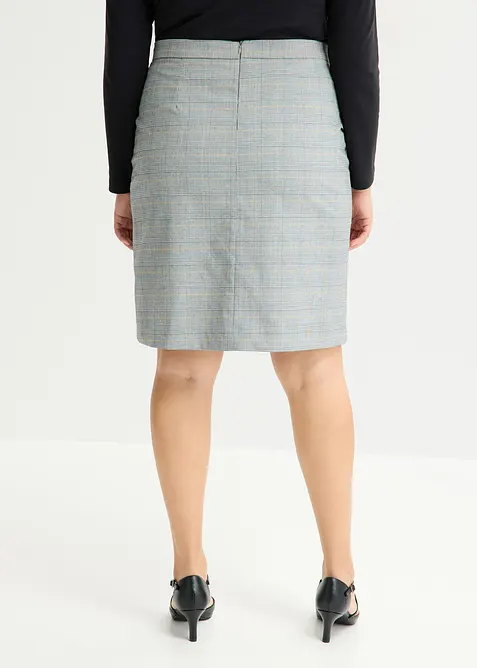 Jupe crayon &agrave; carreaux &eacute;cossais, bonprix