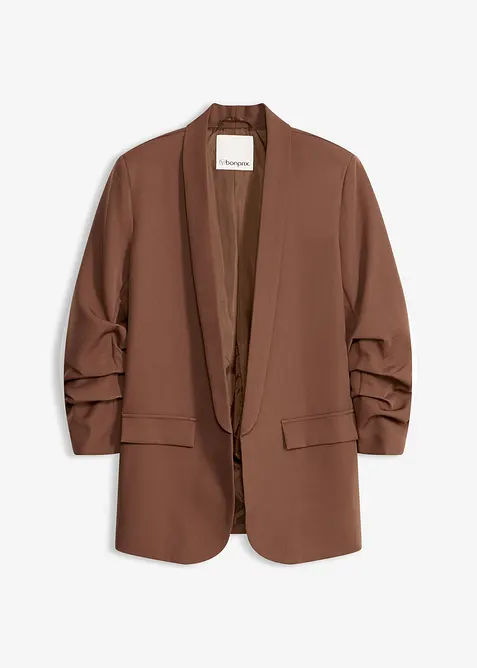 Blazer &agrave; manches fronc&eacute;es, bonprix