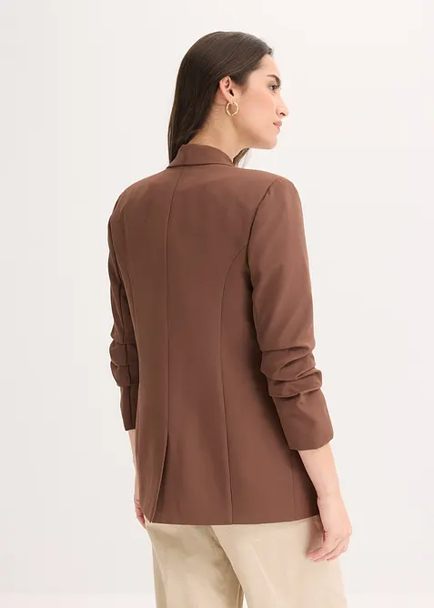 Blazer &agrave; manches fronc&eacute;es, bonprix