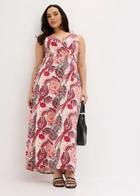 Robe longue en viscose douce et extensible, bonprix