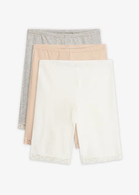 Boxers femme longs en mati&egrave;re douce, bonprix