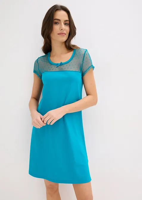 Chemise de nuit courte en coton, bonprix