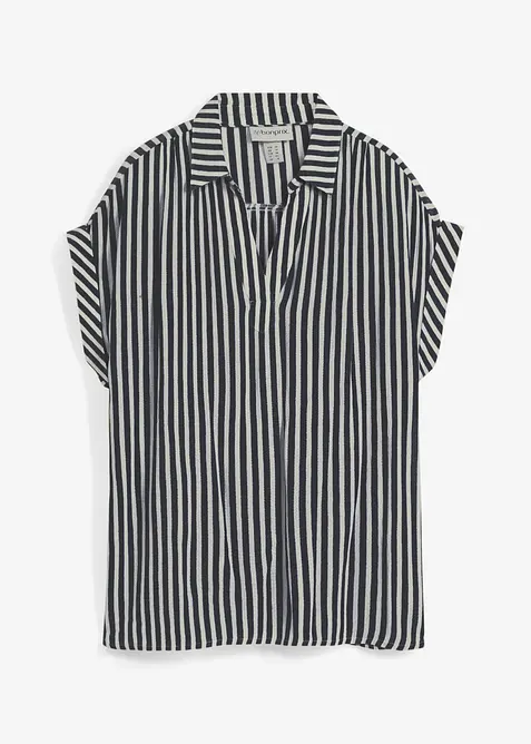 Blouse manches courtes en viscose fluide, bonprix