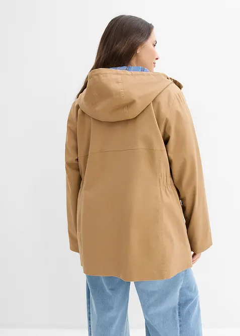 Veste d&eacute;perlante avec doublure &agrave; carreaux, bonprix