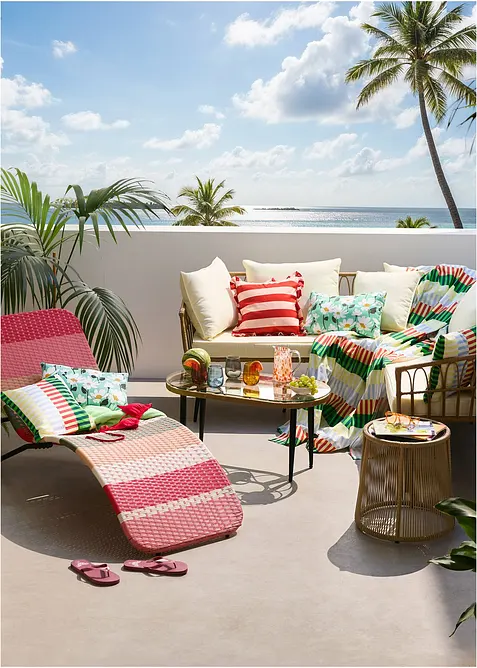 Coussin d&eacute;co rembourr&eacute;, bonprix