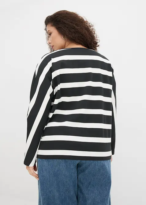 T-shirt manches longues 100% coton, bonprix