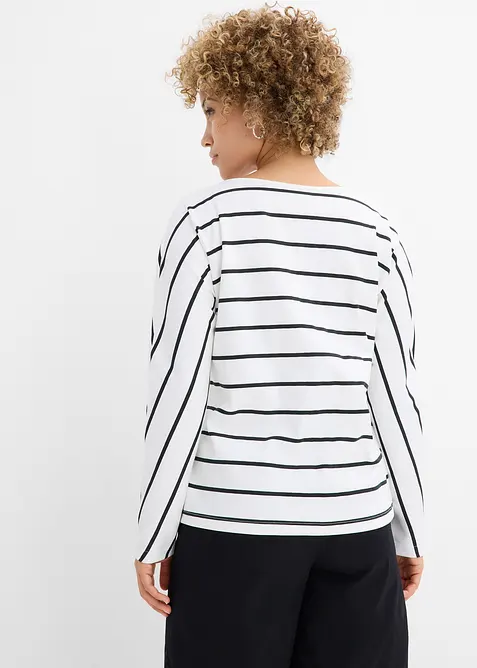 T-shirt manches longues 100% coton, bonprix