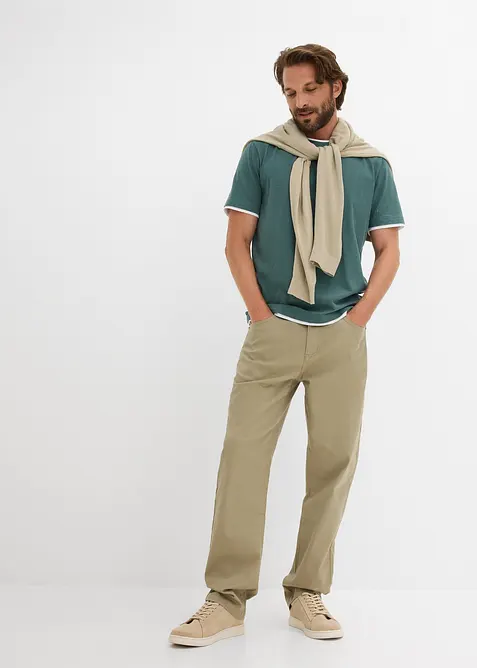 T-shirt aspect 2en1 en fil flamm&eacute;, bonprix