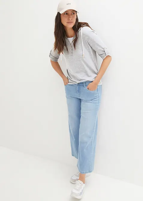 T-shirt &agrave; capuche, bonprix