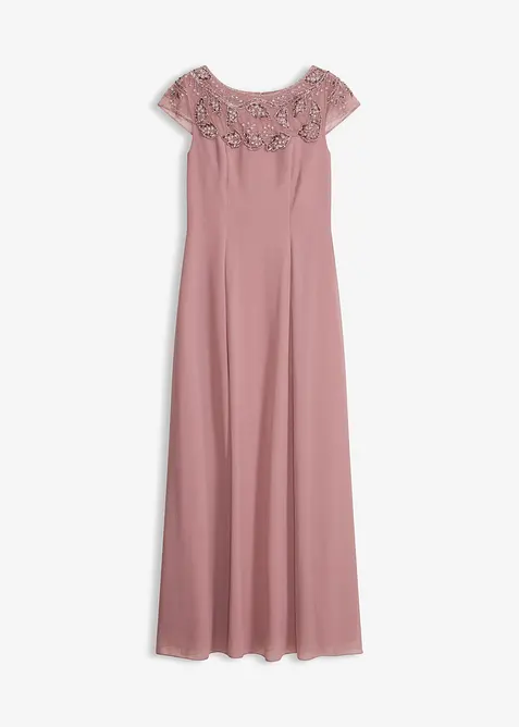 Robe de soir&eacute;e avec application en dentelle, bonprix
