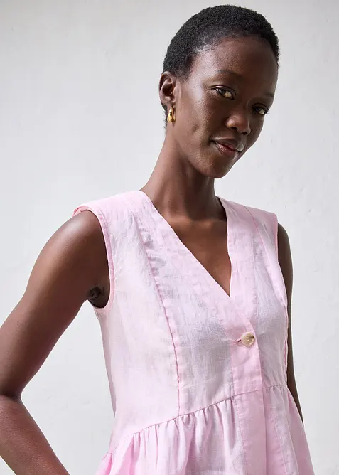 Gilet sans manches 100&nbsp;% lin, bonprix