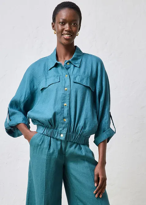 Blouson 100% lin, bonprix