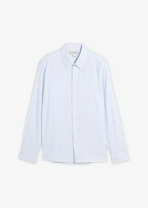 Chemise regular en coton seersucker, bonprix