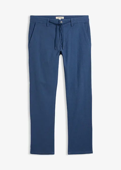 Pantalon chino regular &agrave; taille ajustable, droit, bonprix