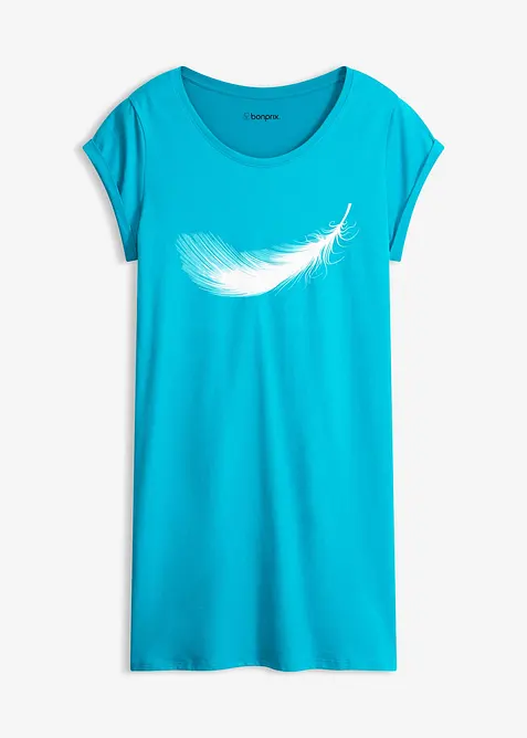 Chemise de nuit courte 100% coton, bonprix