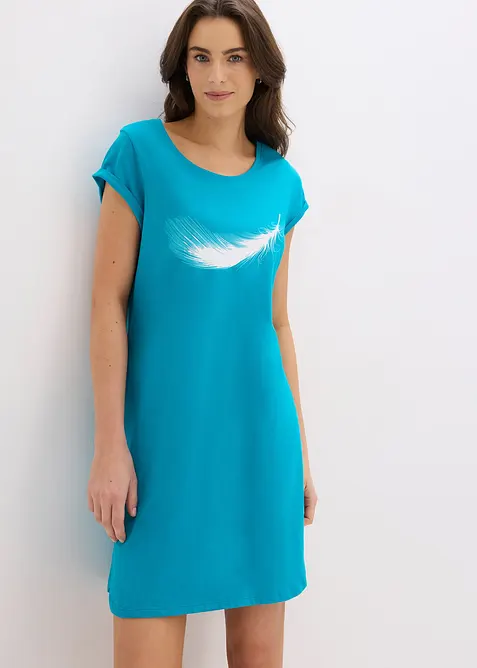 Chemise de nuit courte 100% coton, bonprix