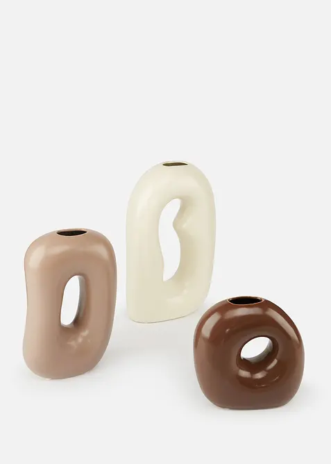 Lot de 3 vases, bonprix