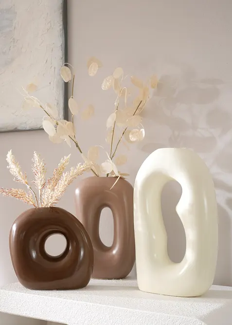 Lot de 3 vases, bonprix